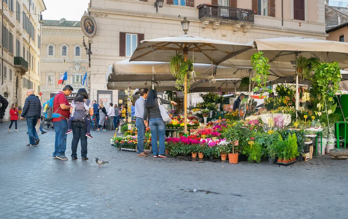 Der Markt auf dem Campo de' Fiori