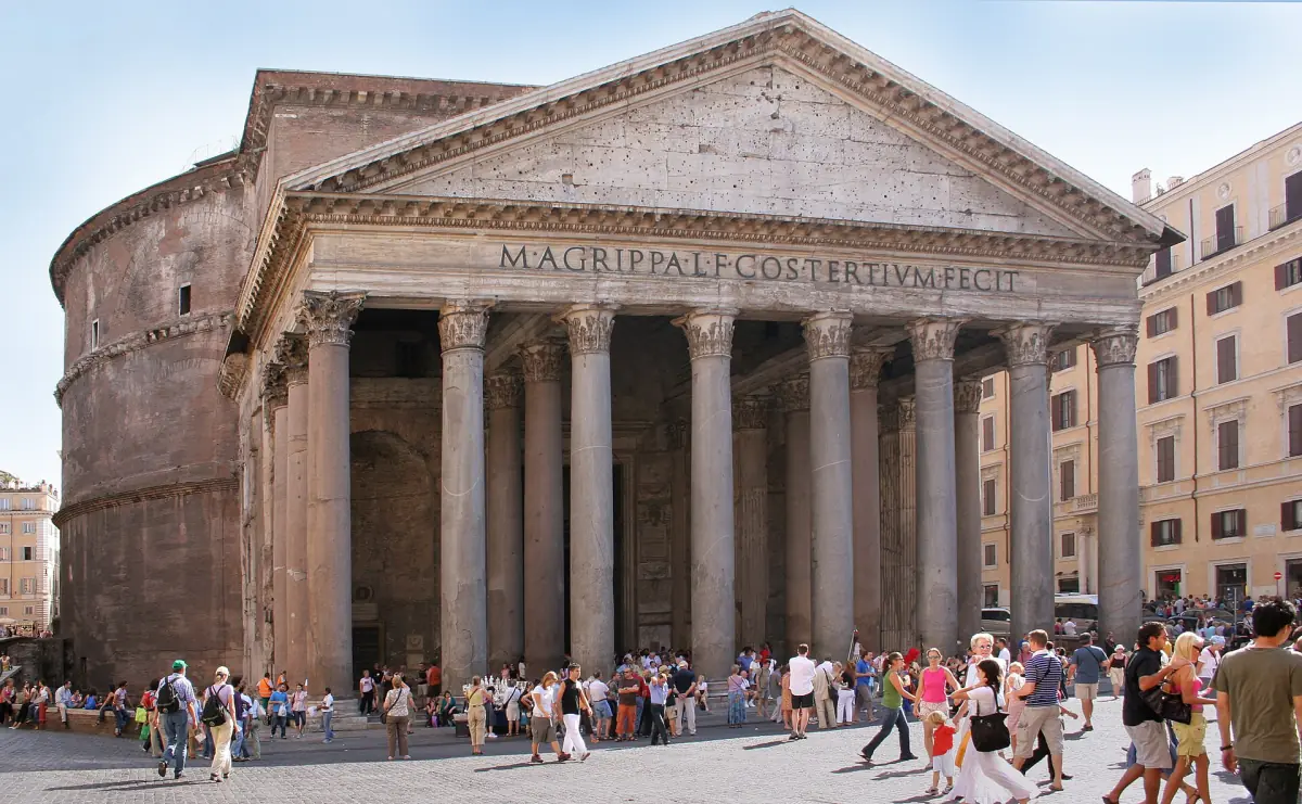 The portico of the Pantheon
