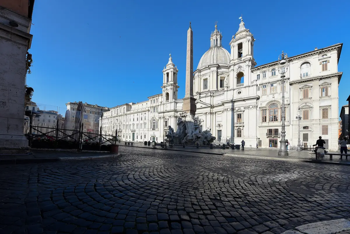 Die Piazza Navona und Sant'Agnese in Agone
