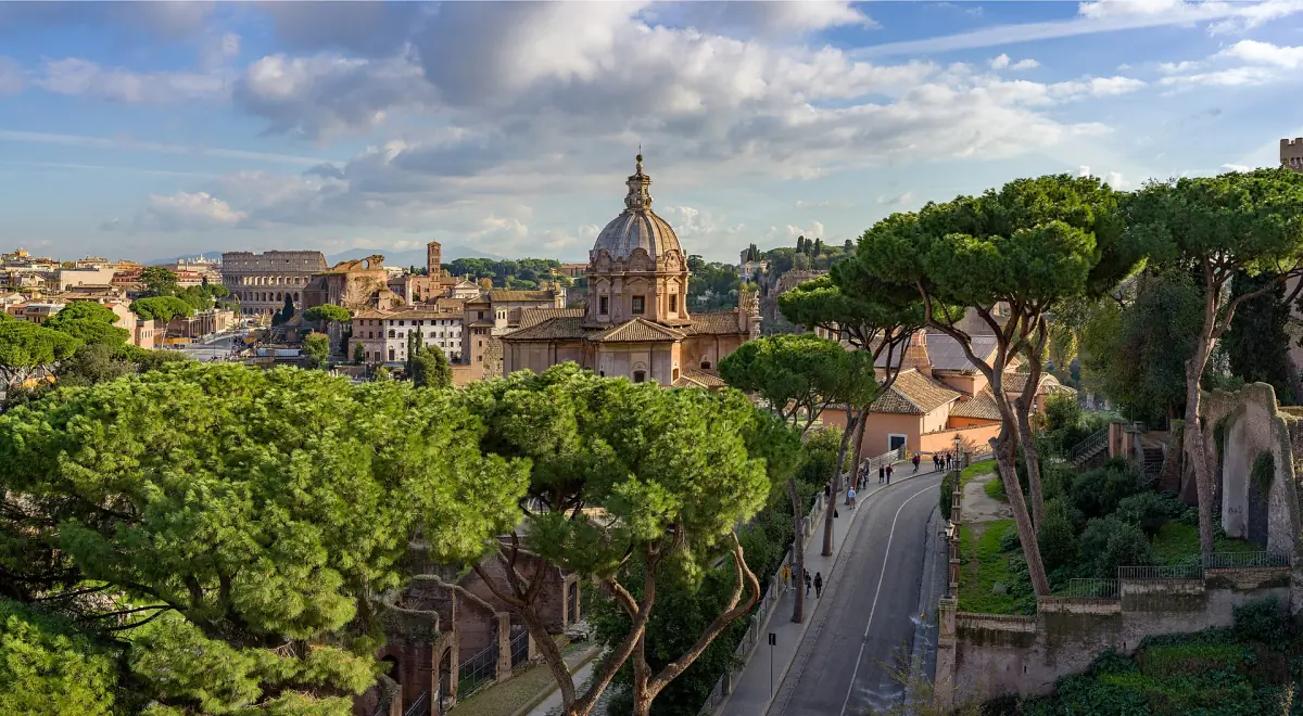 The Roman Forum from the Vittoriano
