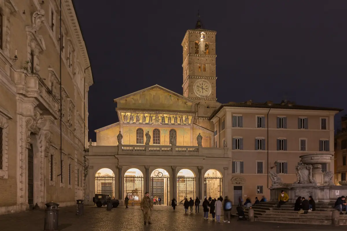 Die Kirche Santa Maria in Trastevere